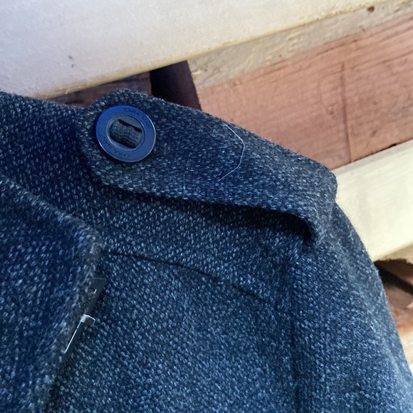 Zara Mens Pea Coat - Picture 7 of 9